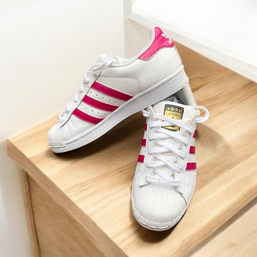 Adidas Superstar Sneakers Pink White Size US 5 EUR 36.5 ( 23.5 cm) Women’s Shoes